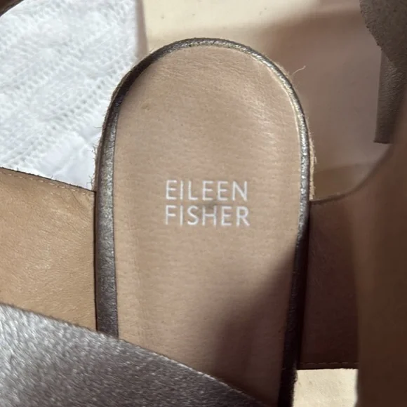 Eileen Fisher Willow Espadrille Wedge Sandals - Picture 12 of 13